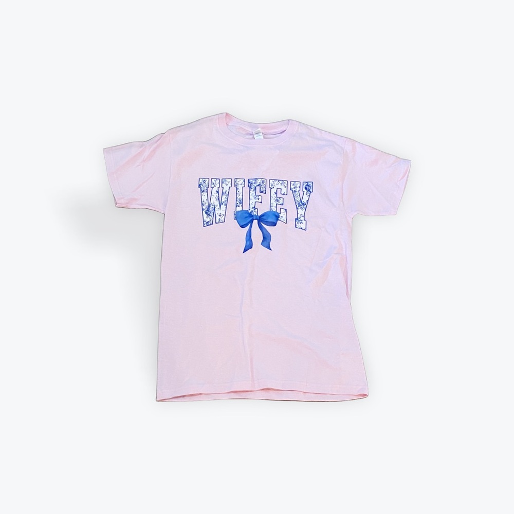 Wifey Graphic Tee - Pink